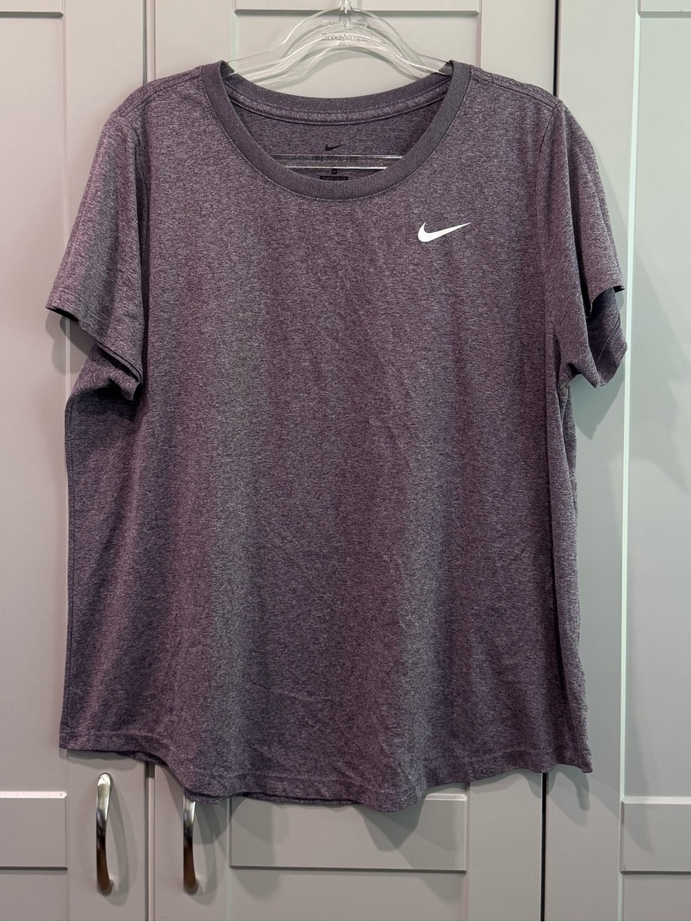 Nike Women’s Heather Purple Dri-FIT Short Sleeve Tee